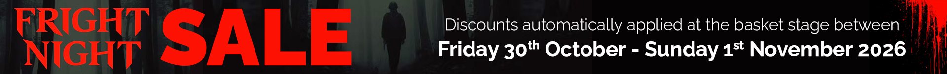 Fright Night Sale: 5% Off Everything, T's & C's Apply - Large